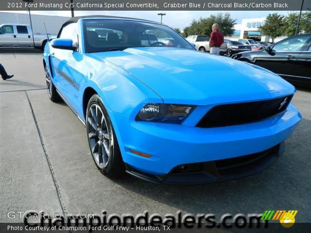 2012 Ford Mustang C/S California Special Convertible in Grabber Blue