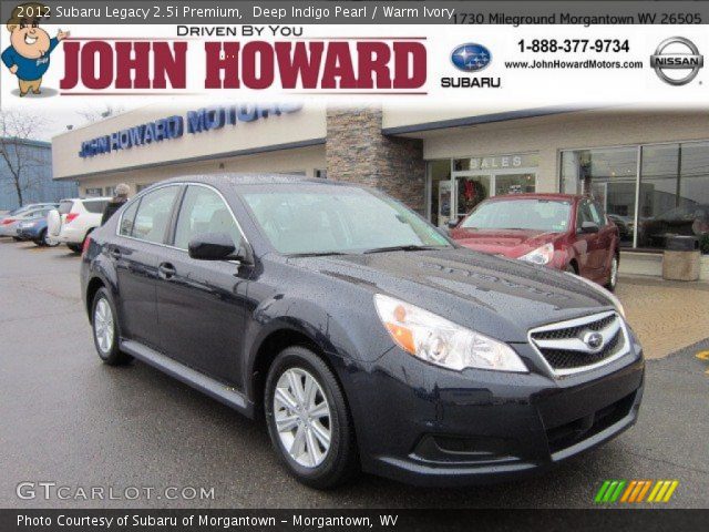 2012 Subaru Legacy 2.5i Premium in Deep Indigo Pearl