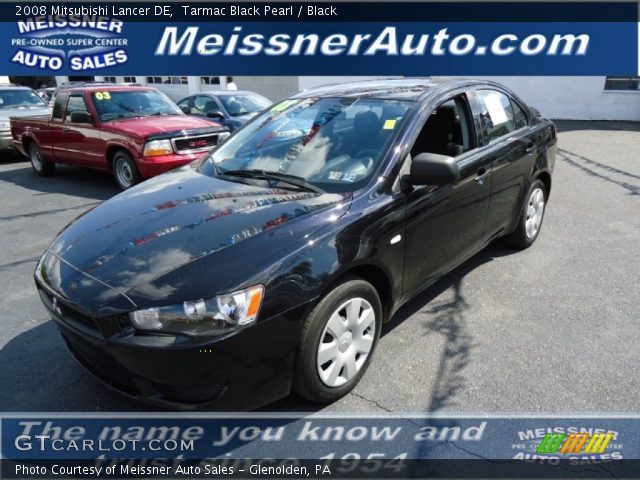 2008 Mitsubishi Lancer DE in Tarmac Black Pearl
