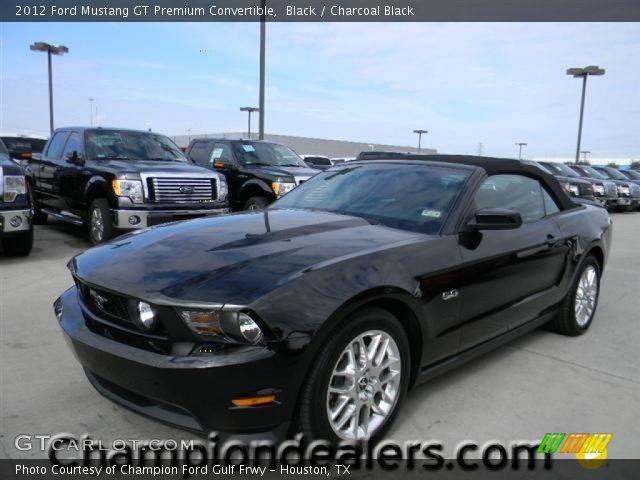 2012 Ford Mustang GT Premium Convertible in Black