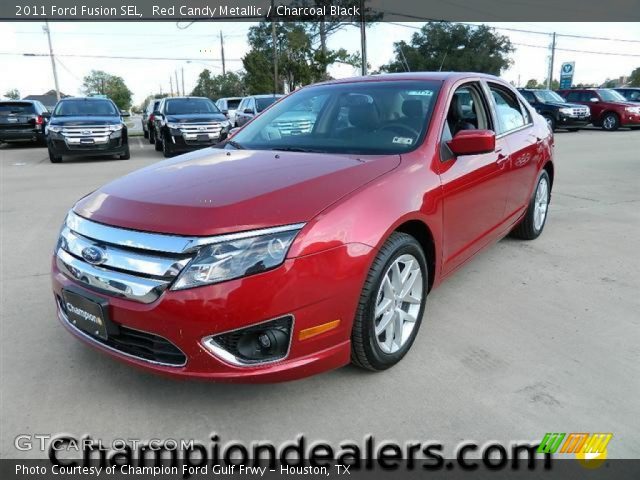 2011 Ford Fusion SEL in Red Candy Metallic