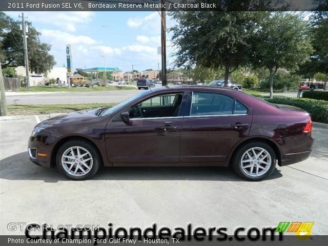 2011 Ford Fusion SEL V6 in Bordeaux Reserve Metallic