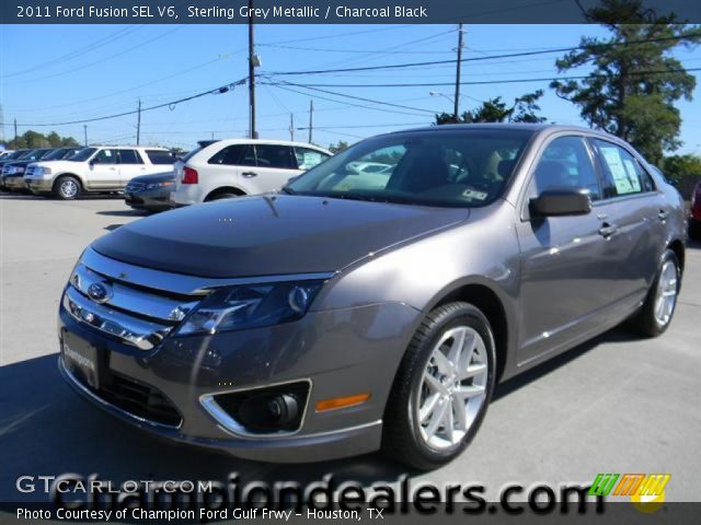 2011 Ford Fusion SEL V6 in Sterling Grey Metallic