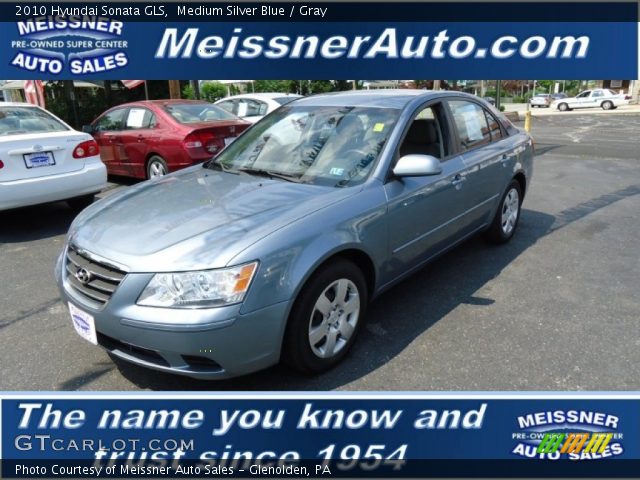 2010 Hyundai Sonata GLS in Medium Silver Blue