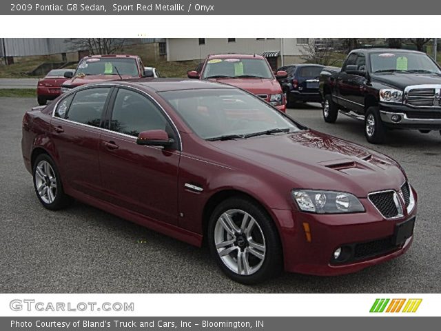 2009 Pontiac G8 Sedan in Sport Red Metallic