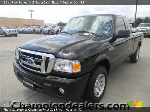 2011 Ford Ranger XLT SuperCab in Black