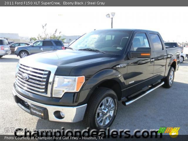 2011 Ford F150 XLT SuperCrew in Ebony Black