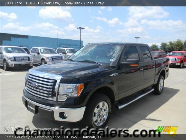 2011 Ford F150 XLT SuperCrew in Ebony Black