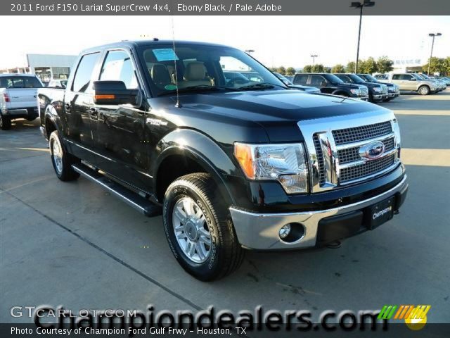 2011 Ford F150 Lariat SuperCrew 4x4 in Ebony Black