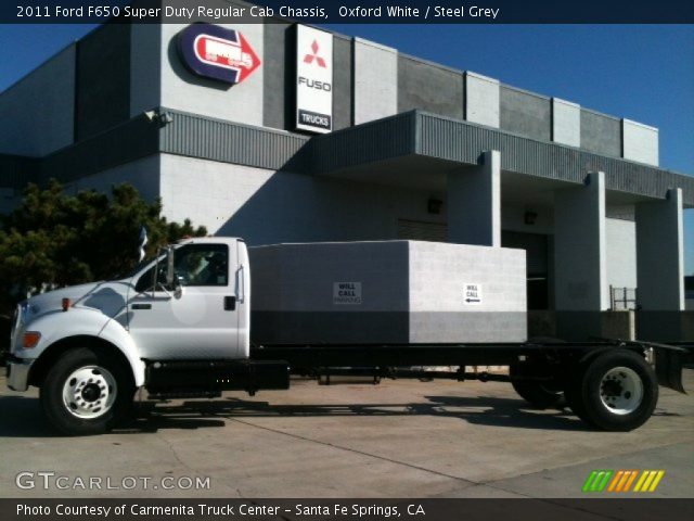 2011 Ford F650 Super Duty Regular Cab Chassis in Oxford White