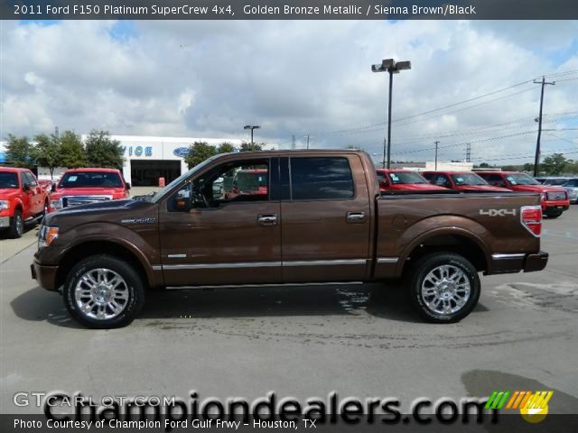 2011 Ford F150 Platinum SuperCrew 4x4 in Golden Bronze Metallic