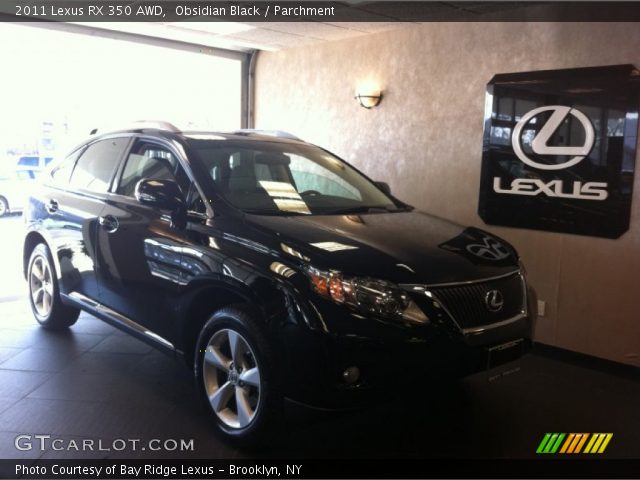 2011 Lexus RX 350 AWD in Obsidian Black