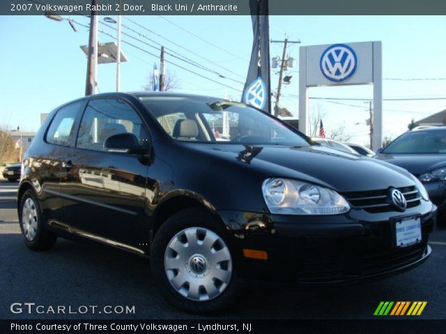 2007 Volkswagen Rabbit 2 Door in Black Uni