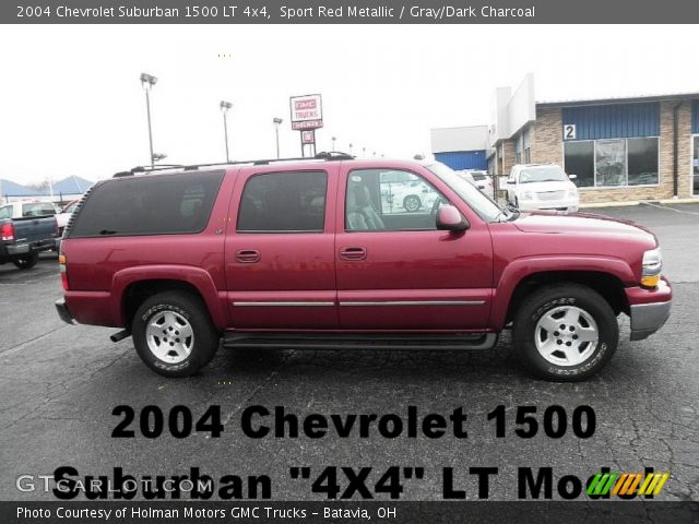 2004 Chevrolet Suburban 1500 LT 4x4 in Sport Red Metallic