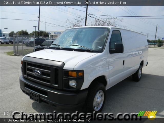 2011 Ford E Series Van E150 Extended Commercial in Oxford White