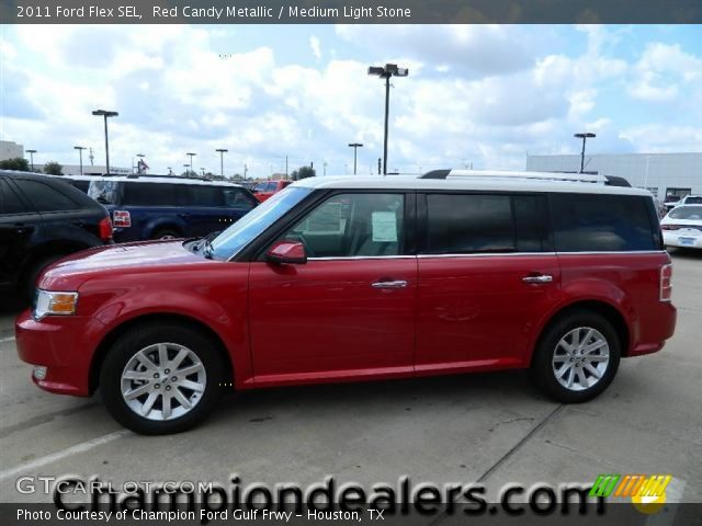 2011 Ford Flex SEL in Red Candy Metallic