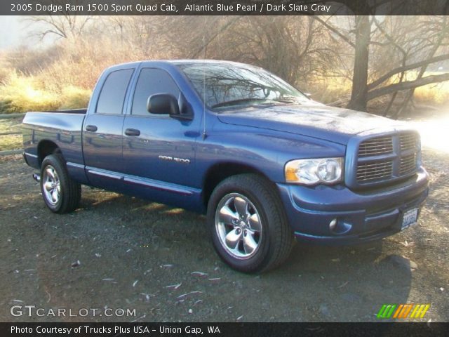 2005 Dodge Ram 1500 Sport Quad Cab in Atlantic Blue Pearl