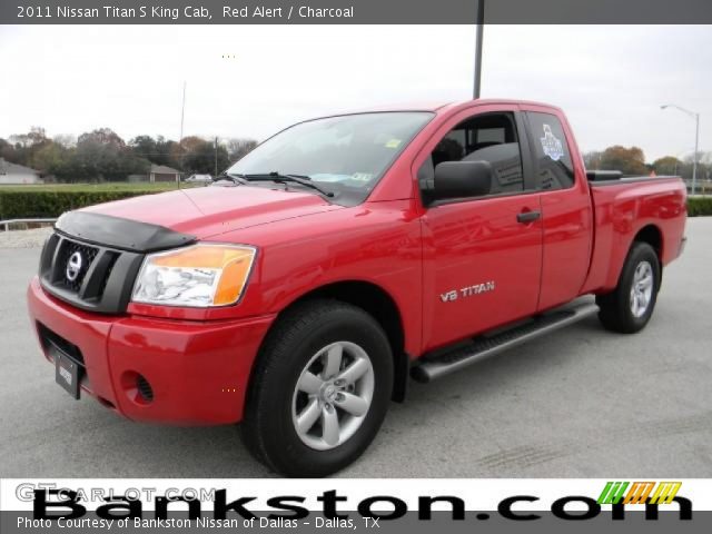 2011 Nissan Titan S King Cab in Red Alert
