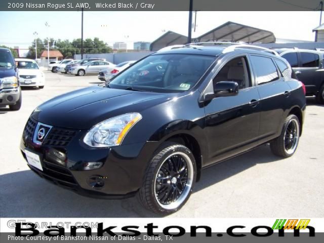2009 Nissan Rogue SL AWD in Wicked Black