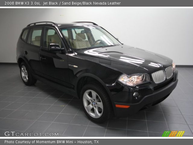 2008 BMW X3 3.0si in Jet Black