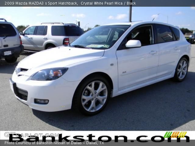 2009 Mazda MAZDA3 s Sport Hatchback in Crystal White Pearl Mica