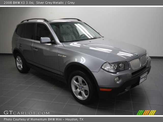 2008 BMW X3 3.0si in Silver Grey Metallic