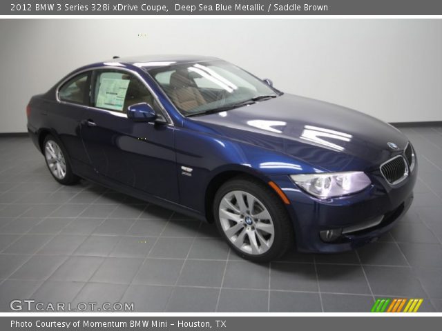 2012 BMW 3 Series 328i xDrive Coupe in Deep Sea Blue Metallic