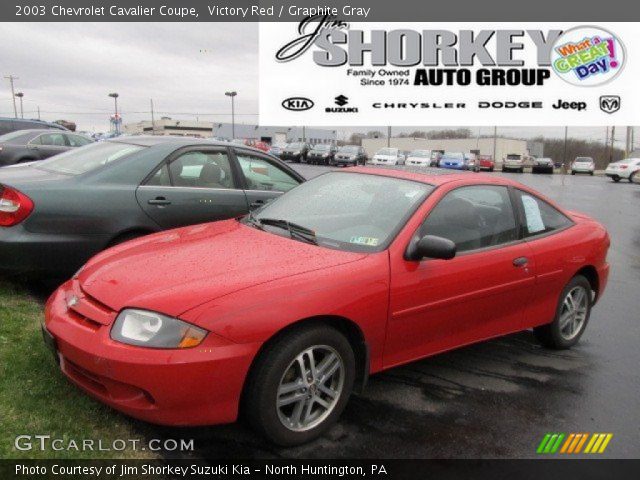2003 Chevrolet Cavalier Coupe in Victory Red