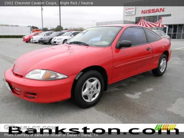 2002 Chevrolet Cavalier Coupe in Bright Red