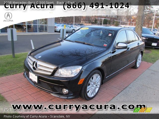 2008 Mercedes-Benz C 300 Sport in Black