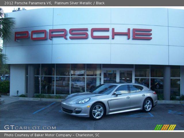 2012 Porsche Panamera V6 in Platinum Silver Metallic