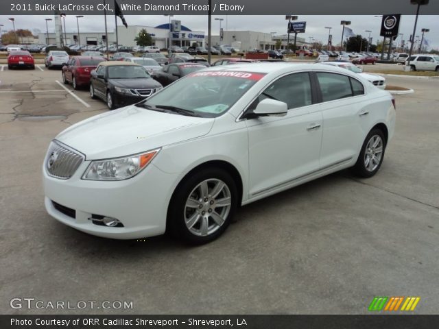 2011 Buick LaCrosse CXL in White Diamond Tricoat