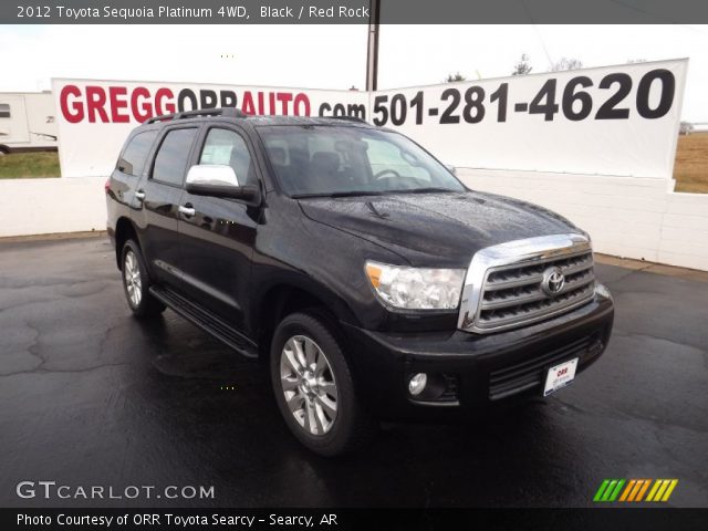2012 Toyota Sequoia Platinum 4WD in Black