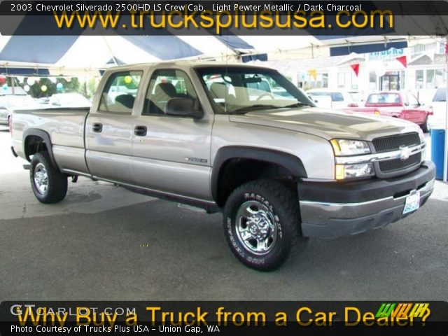 2003 Chevrolet Silverado 2500HD LS Crew Cab in Light Pewter Metallic