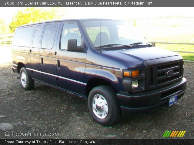 2008 Ford E Series Van E150 XL Passenger in Dark Blue Pearl Metallic