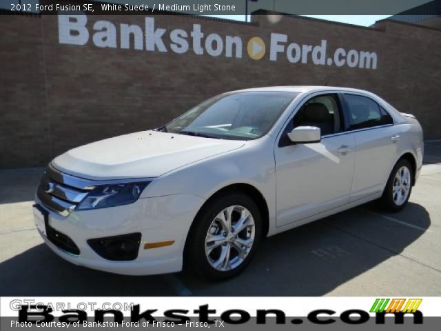 2012 Ford Fusion SE in White Suede