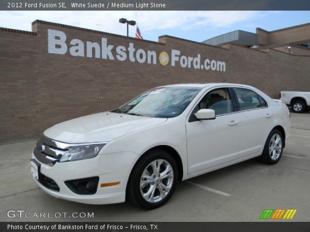 2012 Ford Fusion SE in White Suede