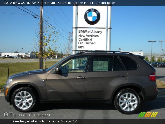 2012 BMW X5 xDrive35i Premium in Sparkling Bronze Metallic