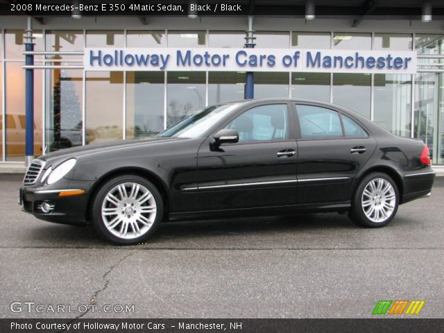 2008 Mercedes-Benz E 350 4Matic Sedan in Black