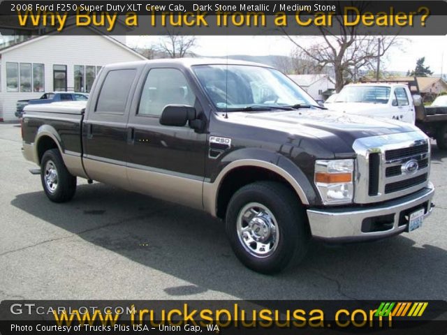 2008 Ford F250 Super Duty XLT Crew Cab in Dark Stone Metallic