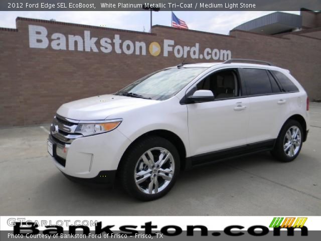 2012 Ford Edge SEL EcoBoost in White Platinum Metallic Tri-Coat