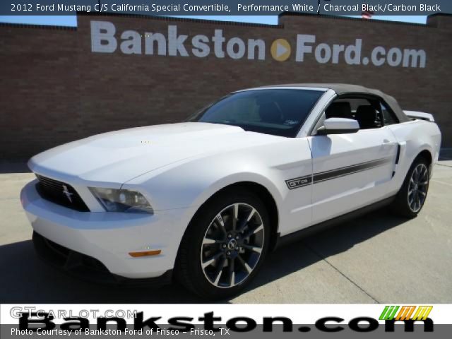 2012 Ford Mustang C/S California Special Convertible in Performance White