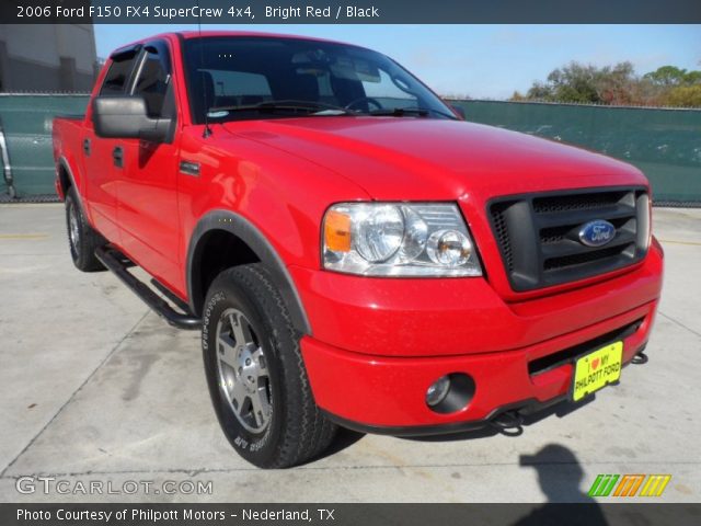 2006 Ford F150 FX4 SuperCrew 4x4 in Bright Red