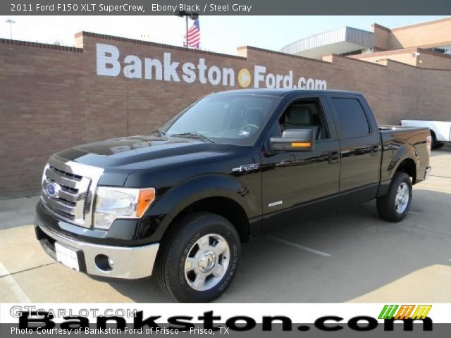 2011 Ford F150 XLT SuperCrew in Ebony Black