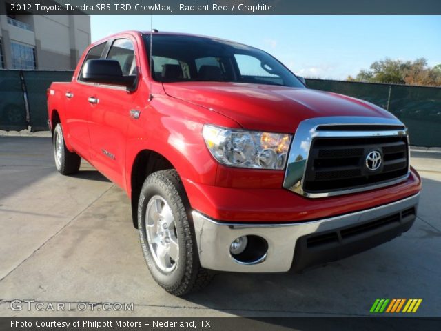 2012 Toyota Tundra SR5 TRD CrewMax in Radiant Red