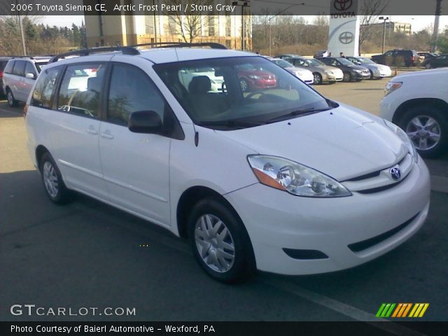 2006 Toyota Sienna CE in Arctic Frost Pearl