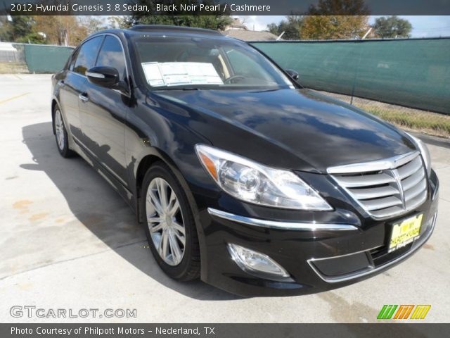 2012 Hyundai Genesis 3.8 Sedan in Black Noir Pearl