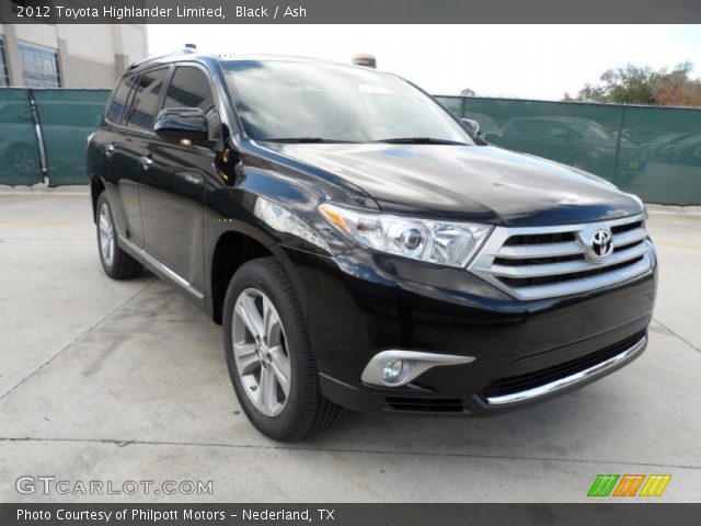 2012 Toyota Highlander Limited in Black