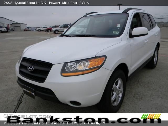 2008 Hyundai Santa Fe GLS in Powder White Pearl