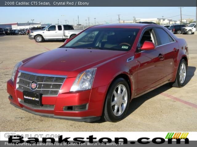 2008 Cadillac CTS Sedan in Crystal Red